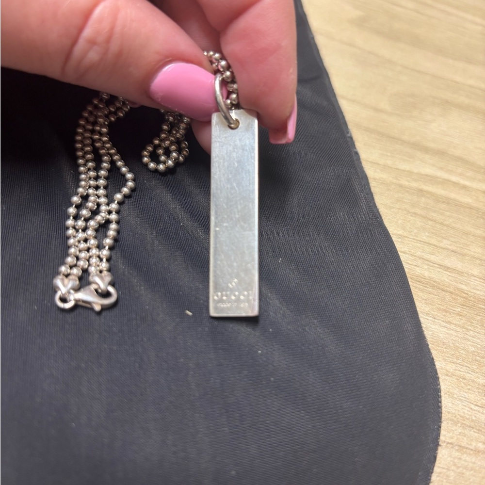 Gucci Silver Necklace Collection Modern Minimalist Design (Vintage) - Picture 3 of 6